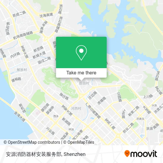 安源消防器材安装服务部 map