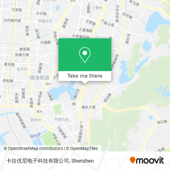 How To Get To 卡拉优尼电子科技有限公司in 福永镇by Bus Or Metro