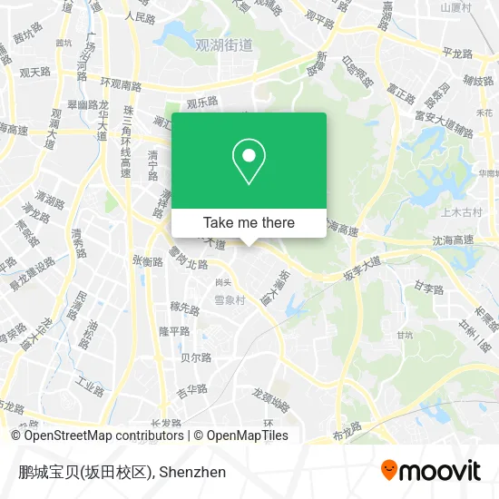 鹏城宝贝(坂田校区) map