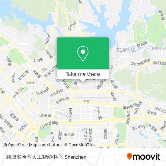 鹏城实验室人工智能中心 map