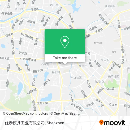 优泰模具工业有限公司 map