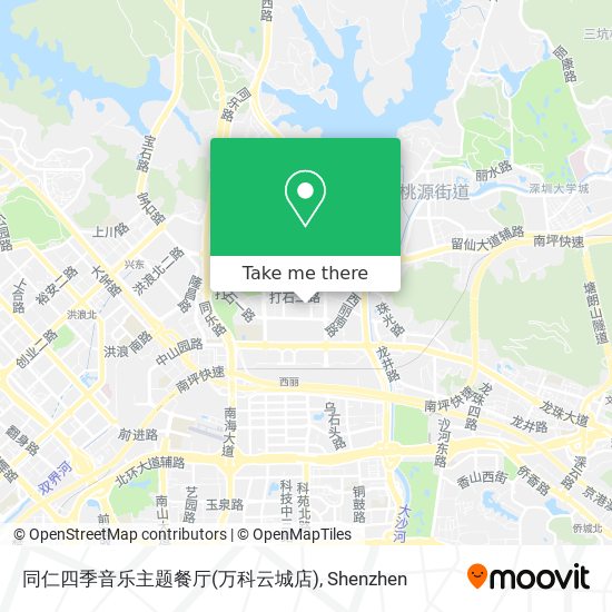 同仁四季音乐主题餐厅(万科云城店) map