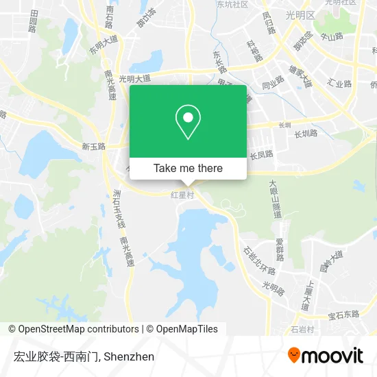 宏业胶袋-西南门 map