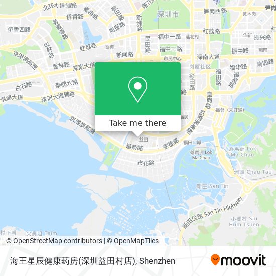 海王星辰健康药房(深圳益田村店) map