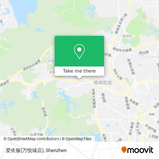 爱依服(万悦城店) map