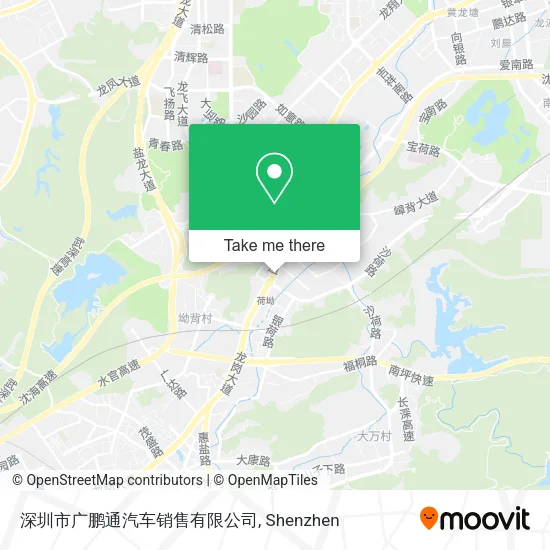 深圳市广鹏通汽车销售有限公司 map