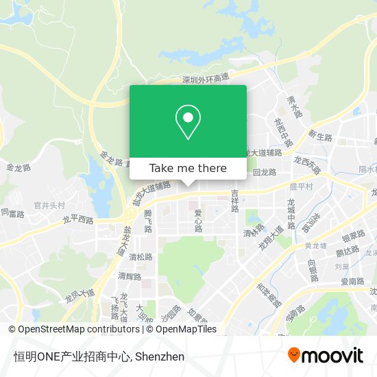 恒明ONE产业招商中心 map