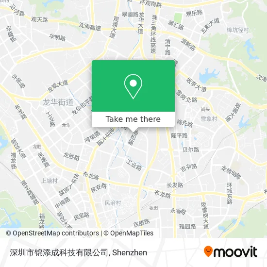 深圳市锦添成科技有限公司 map