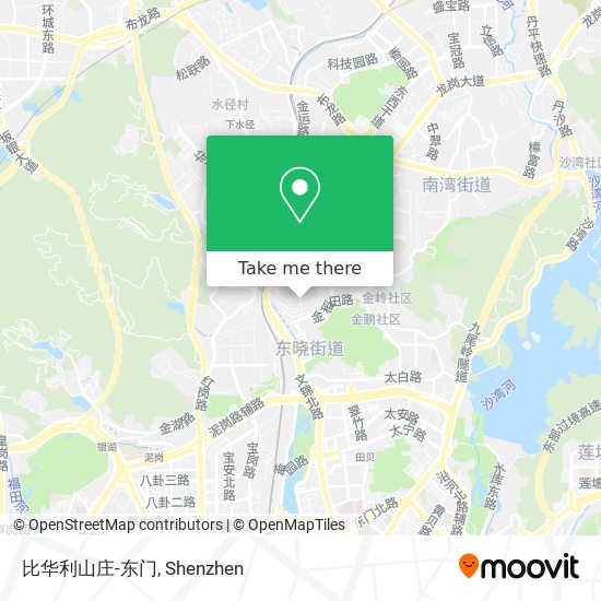 比华利山庄-东门 map