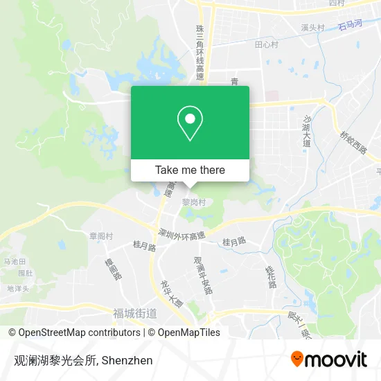 观澜湖黎光会所 map