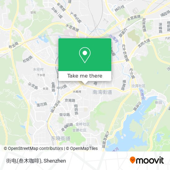 街电(叁木咖啡) map