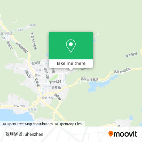葵坝隧道 map