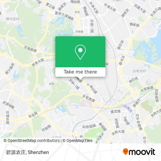 碧源农庄 map