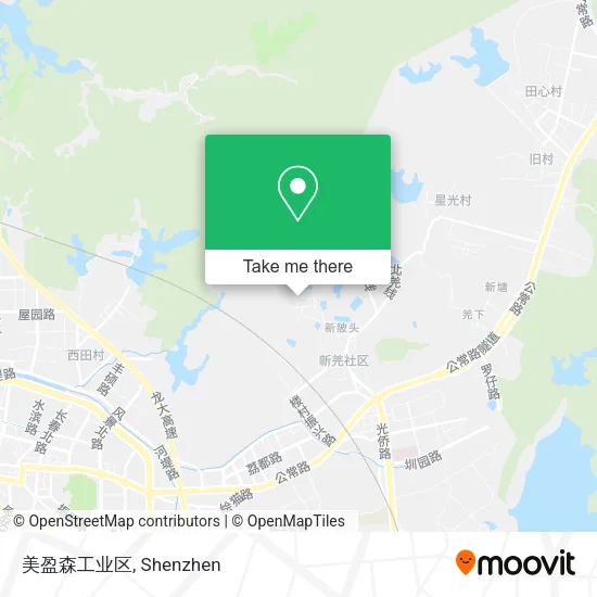 美盈森工业区 map
