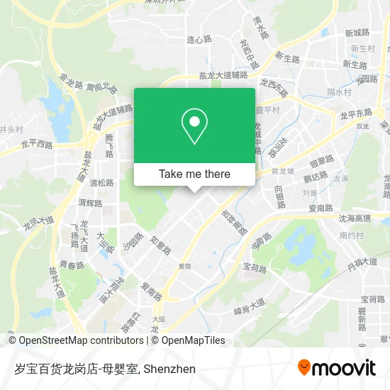 岁宝百货龙岗店-母婴室 map