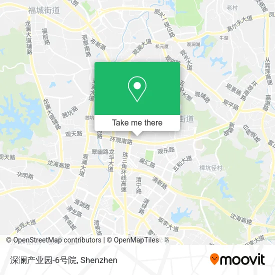 深澜产业园-6号院 map