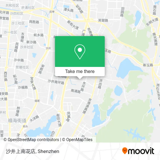 沙井上南花店 map