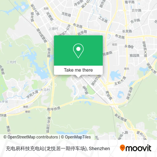 充电易科技充电站(龙悦居一期停车场) map