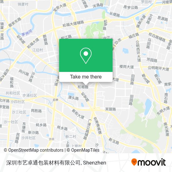 深圳市艺卓通包装材料有限公司 map