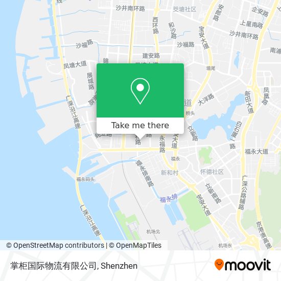 掌柜国际物流有限公司 map