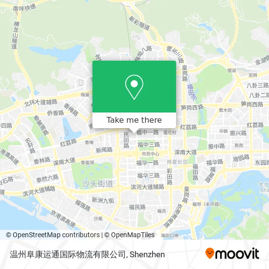温州阜康运通国际物流有限公司 map