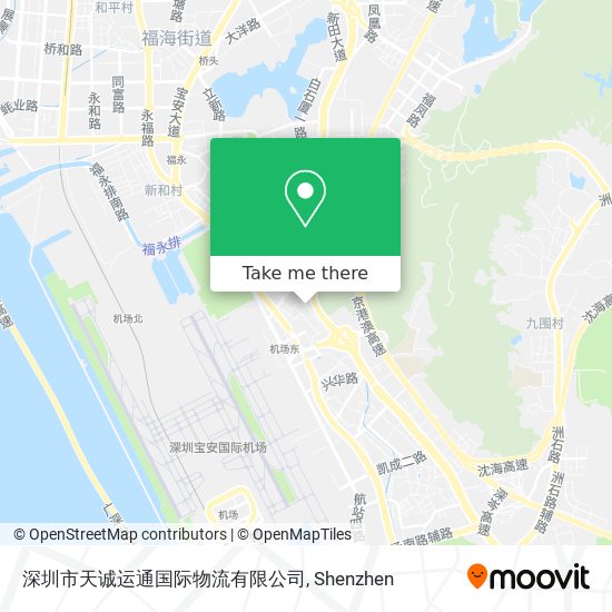 深圳市天诚运通国际物流有限公司 map