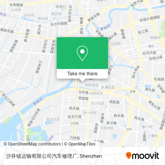 沙井镇运输有限公司汽车修理厂 map