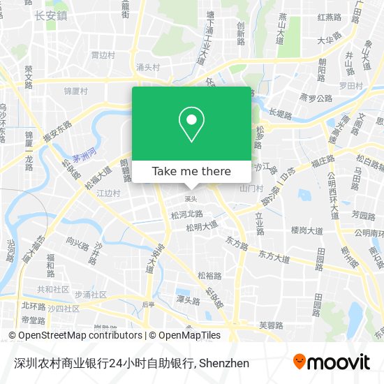 深圳农村商业银行24小时自助银行 map