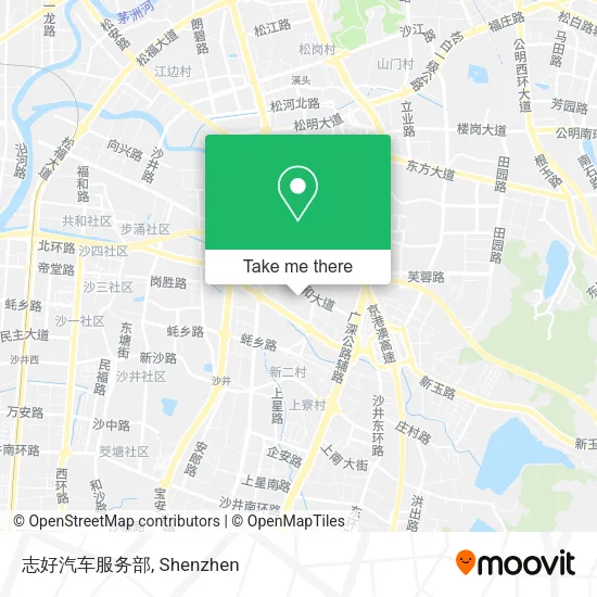 志好汽车服务部 map