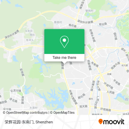 荣辉花园-东南门 map