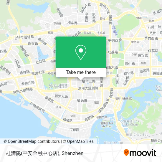 桂满陇(平安金融中心店) map