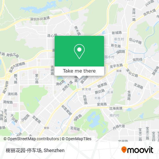 榭丽花园-停车场 map