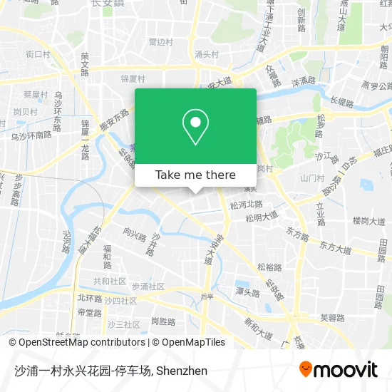 沙浦一村永兴花园-停车场 map