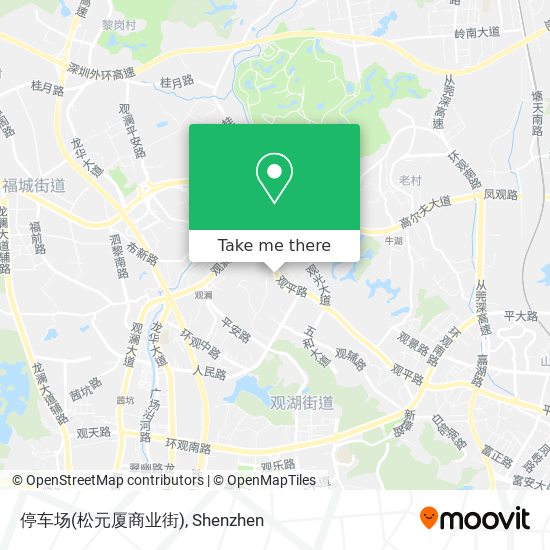 停车场(松元厦商业街) map