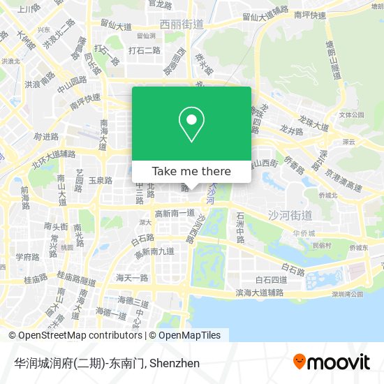 华润城润府(二期)-东南门 map