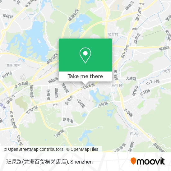 班尼路(龙洲百货横岗店店) map