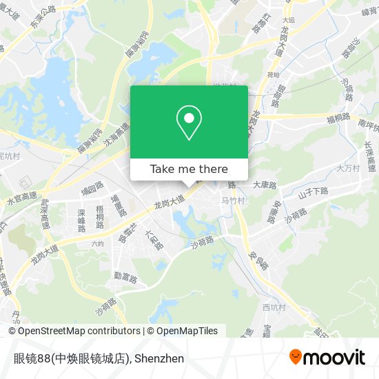 眼镜88(中焕眼镜城店) map