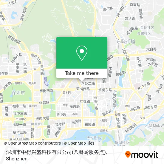 深圳市中得兴盛科技有限公司(八卦岭服务点) map