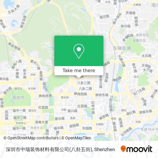 深圳市中瑞装饰材料有限公司(八卦五街) map