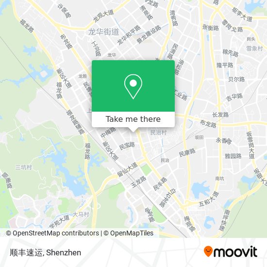 顺丰速运 map