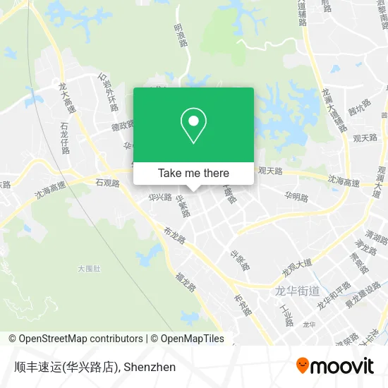 顺丰速运(华兴路店) map