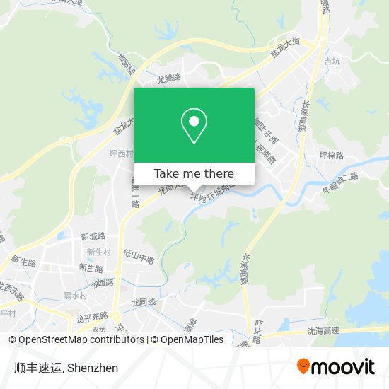 顺丰速运 map