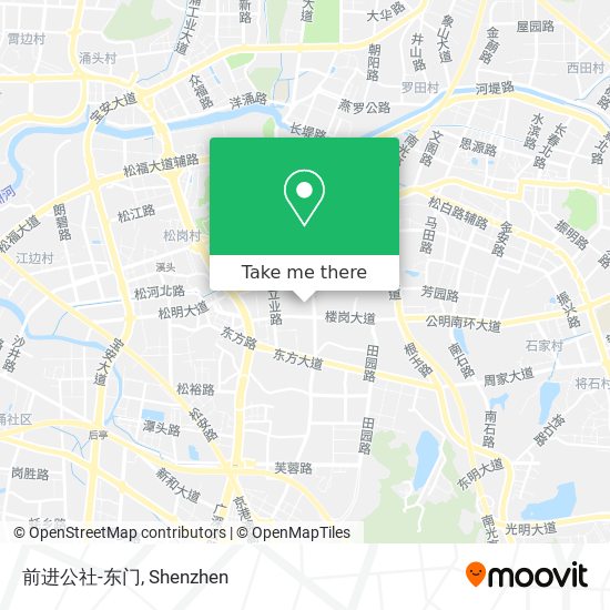 前进公社-东门 map