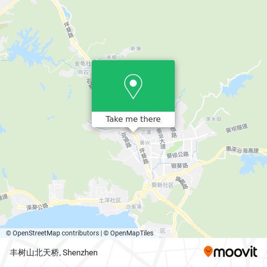 丰树山北天桥 map