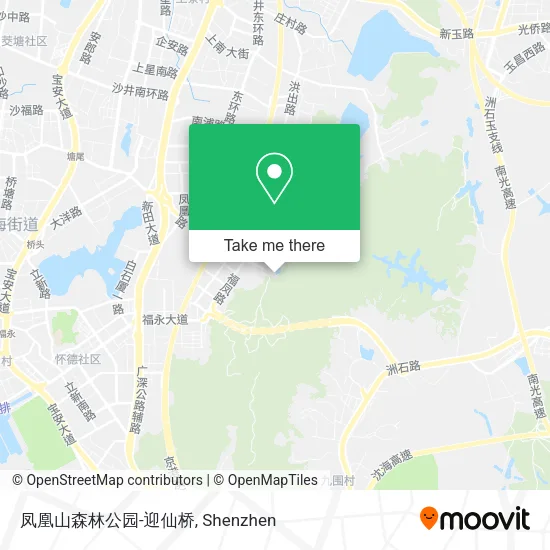 凤凰山森林公园-迎仙桥 map