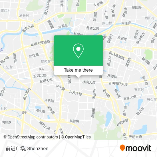 前进广场 map