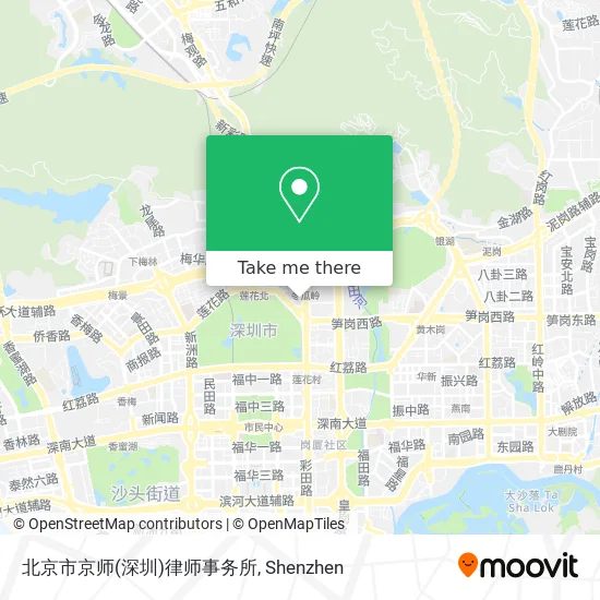 北京市京师(深圳)律师事务所 map