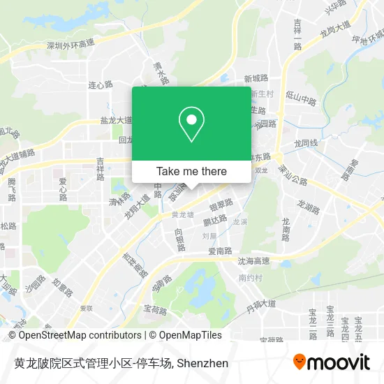 黄龙陂院区式管理小区-停车场 map