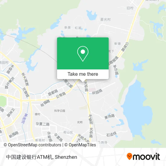 中国建设银行ATM机 map
