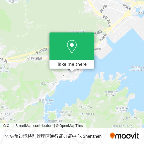 沙头角边境特别管理区通行证办证中心 map